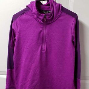 Under Armour Girls Hoodie  Size: Youth XL  Loose  1/4 Zip